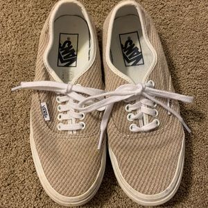 textured tan vans
